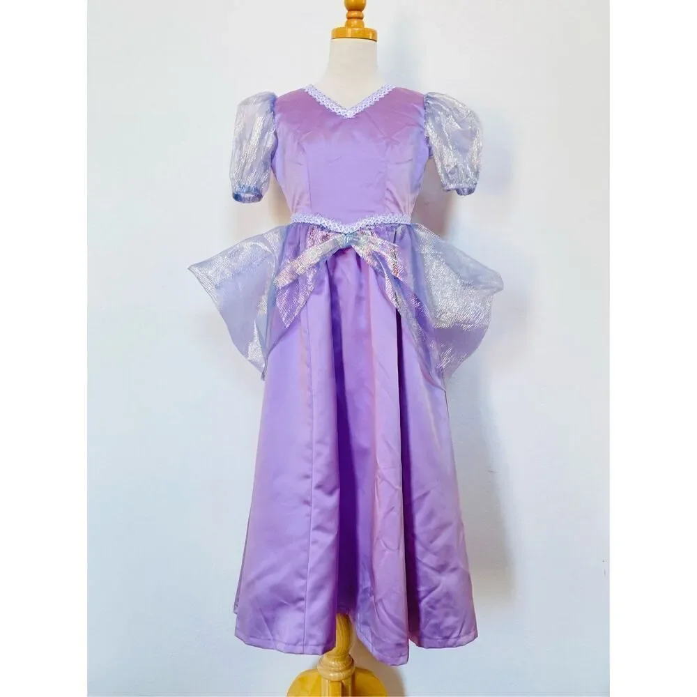 Girls 8/10 Handmade Purple Princess Dress Costume